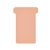 Fiche-T pour planning Djois Format 2 48mm rose 100 pièces