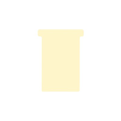 Fiche-T pour planning Djois Format 3 77mm beige 100 pièces