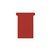 T-kaart Djois formaat 3 77mm rood 100 stuks