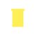 Fiche-T pour planning Djois Format 3 77mm jaune 100 pièces