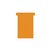 Fiche-T pour planning Djois Format 3 77mm orange 100 pièces