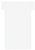 T-kaart Nobo nr.2 48mm wit 100 stuks