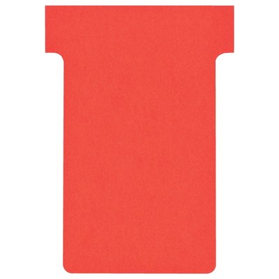 T-kaart Nobo nr.2 48mm rood 100 stuks