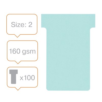 Fiche-T planning Nobo n°2 48mm 100 pièces