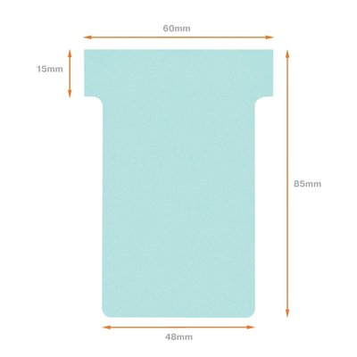 Fiche-T planning Nobo n°2 48mm 100 pièces