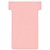 Fiche-T planning Nobo n°2 48mm rose 100 pièces