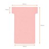 Fiche-T planning Nobo n°2 48mm rose 100 pièces Photo