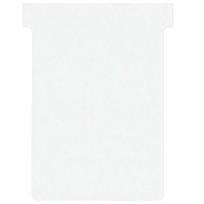 Fiche-T planning Nobo n°3 80mm blanc 100 pièces