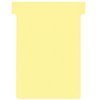 Fiche-T planning Nobo n°3 80mm jaune 100 pièces Photo