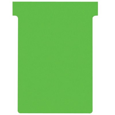 Fiche-T planning Nobo n°3 80mm vert 100 pièces