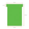 Fiche-T planning Nobo n°3 80mm vert 100 pièces Photo