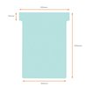 Fiche-T planning Nobo n°3 80mm bleu 100 pièces Photo