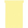 Fiche-T planning Nobo n°4 112mm jaune 100 pièces Photo