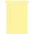 Fiche-T planning Nobo n°4 112mm jaune 100 pièces