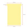 Fiche-T planning Nobo n°4 112mm jaune 100 pièces Photo