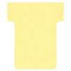 Fiche-T planning Nobo n°1.5 36mm jaune 100 pièces Photo