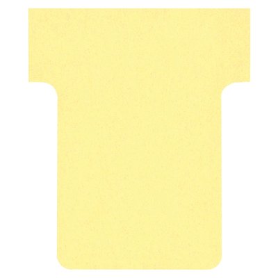 Fiche-T planning Nobo n°1.5 36mm jaune 100 pièces