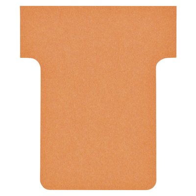 T-kaart Nobo nr 1.5 36mm oranje 100 stuks