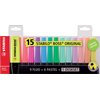 Surligneur STABILO Boss Set de bureau 70/15 assorti 15pcs Photo