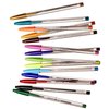 Balpen Bic Cristal large multicolour assorti 15 stuks foto