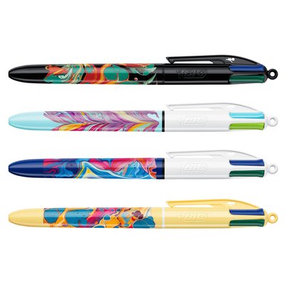Stylo bille BIC 4 couleurs Message