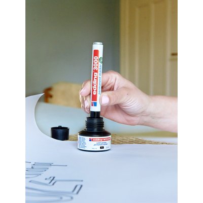 Viltstift edding 3000 rond 1.5-3mm grijs