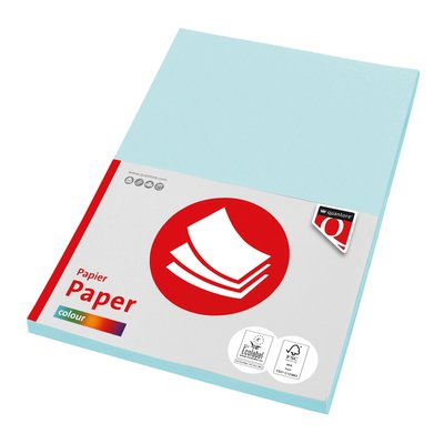 Kopieerpapier Quantore Colour A4 160gr lichtblauw 50 vel