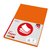 Kopieerpapier Quantore Colour A4 160gr oranje 50 vel