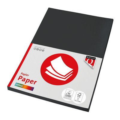 Papier copieur Quantore Colour A4 160g noir 50 feuilles