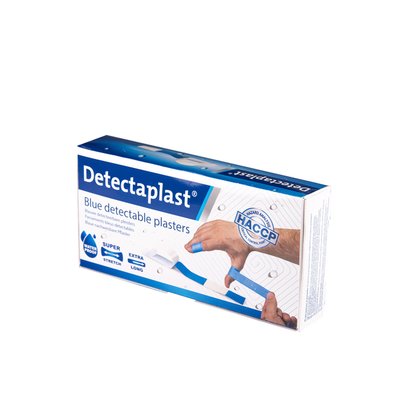 Pansement bleu hydrofuge Detectaplast 180x20mm 100 pièces