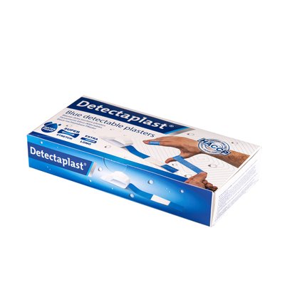 Pansement bleu hydrofuge Detectaplast 180x20mm 100 pièces
