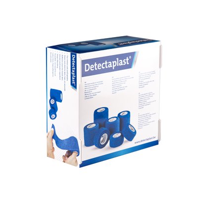 Bande cohésive Detectaplast bleu assorti 7 pièces