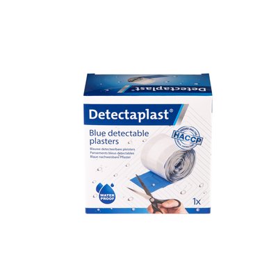 Pansement Waterproof bleu Detectaplast 6cmx5m