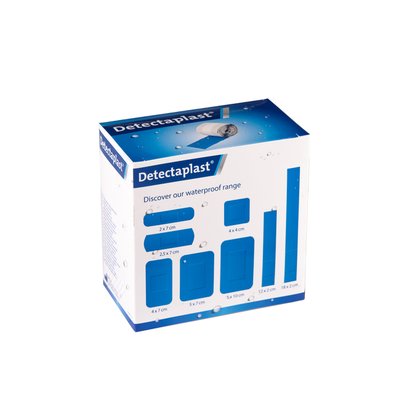 Pansement Waterproof bleu Detectaplast 6cmx5m