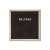 Letterbord IEZZY 30x30cm naturel hout foto