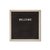 Letterbord IEZZY 30x30cm naturel hout