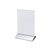 Menukaarthouder IEZZY staand A5 aluminium voet
