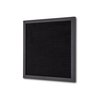 Letterbord IEZZY 30x30cm zwart hout foto