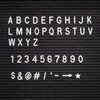Letterbord IEZZY 30x30cm zwart hout foto