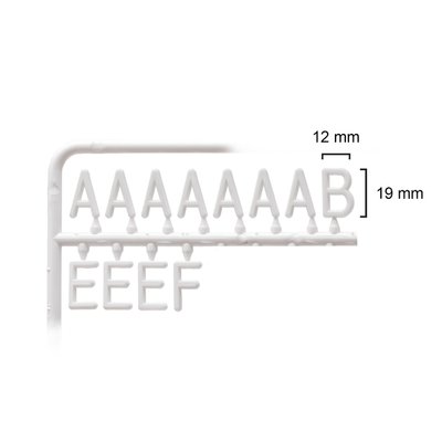 Letterbord IEZZY 30x30cm zwart hout