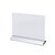 Menukaarthouder IEZZY liggend A4 aluminium voet