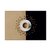 Set de table IEZZY Tasse de café brun 6 pièces