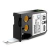 Labeltape Dymo XTL kabelwikkel 21mm zwart op wit foto