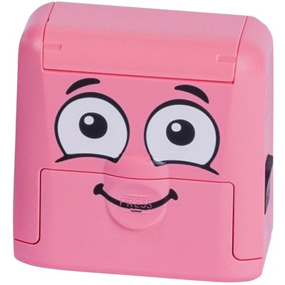 Textielstempel Colop Marky personaliseerbaar roze