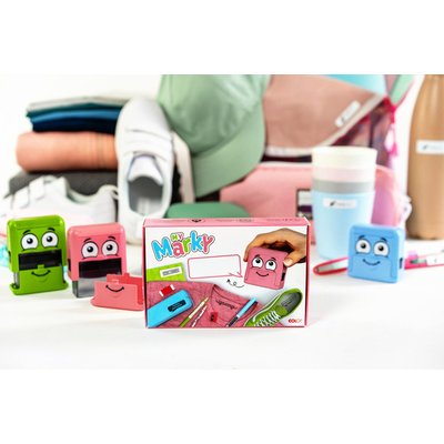 Textielstempel Colop Marky personaliseerbaar blauw