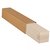 Vierkante koker IEZZY 750x126x126mm bruin deksel