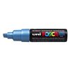 Paintmarker Uni POSCA PC8K breed schuin metallic blauw foto