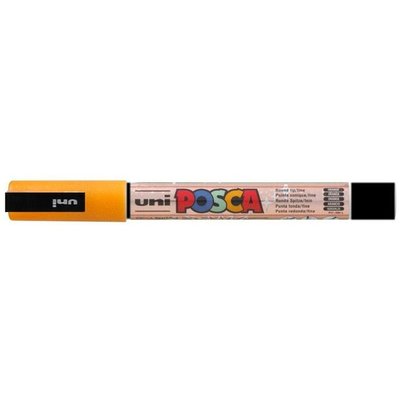 Paintmarker Uni POSCA PC3M fijn glitter oranje