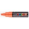 Paintmarker Uni POSCA PC8K breed schuin donker oranje foto