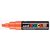 Paintmarker Uni POSCA PC8K breed schuin donker oranje